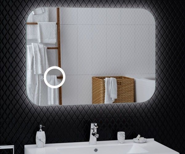 Настінне дзеркало SANWERK Ultra Oko 90x65 (ZU0000161) ZU0000161 &mdash; фото в Esantehnika