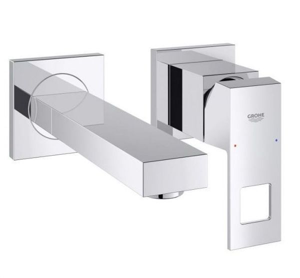 Смеситель для раковины настенный Grohe Eurocube 19895000 19895000 &mdash; фото в Esantehnika