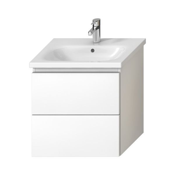Тумба під умивальник JIKA Mio-N 57x58.8x44.8см підвісна біла без умивальника H40J7144015001 H40J7144015001 &mdash; фото в Esantehnika