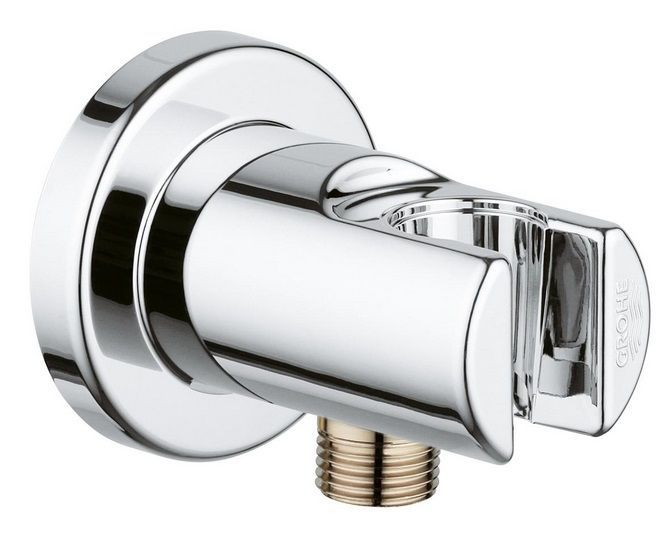 Набор гигиенический душ со смесителем Grohe Bau Edge New хром UA28512002 UA28512002 &mdash; фото в Esantehnika