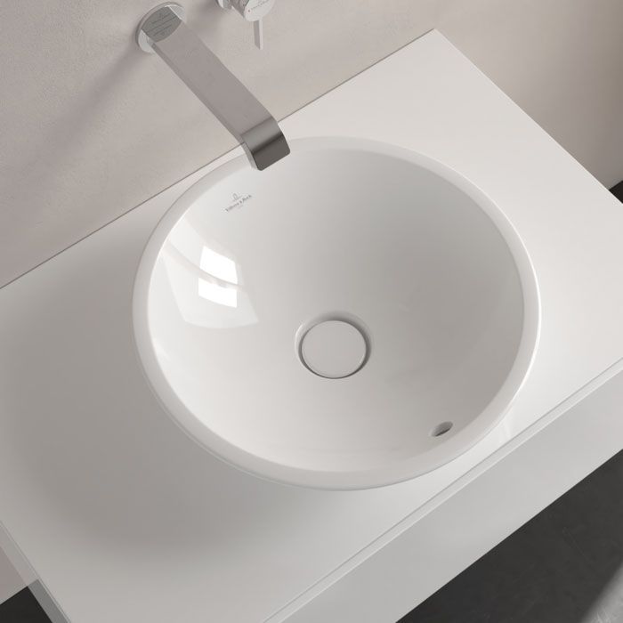 Раковина накладная на столешницу Villeroy & Boch Loop & Friends &Oslash;430 мм 51440001 51440001 &mdash; фото в Esantehnika