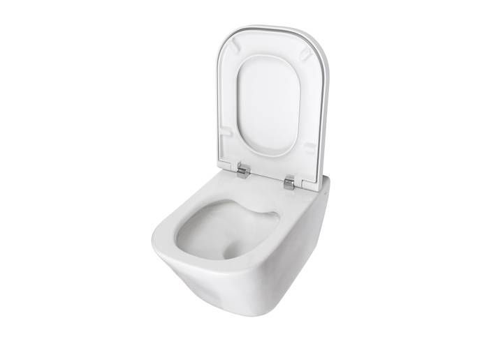 Унітаз підвісний, Rimless (безободковий) Roca Gap з сидінням Soft Close A34H47C000 A34H47C000 &mdash; фото в Esantehnika