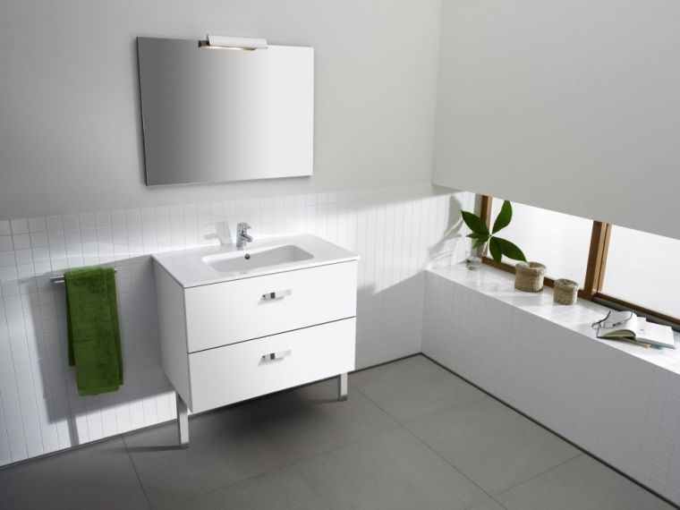 Тумба з раковиною Roca Victoria Basic 100 A855851806 A855851806 &mdash; фото в Esantehnika