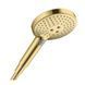 Лійка для душу Hansgrohe Raindance Select S 120 (колір - поліроване золото), 3 види струменя 26530990 26530990 &mdash; фото в Esantehnika