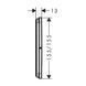 Переключатель Hansgrohe ShowerSelect Comfort Q на 3 функции, Chrome (15587000) 15587000 &mdash; фото в Esantehnika