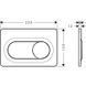 Кнопка смыва Hansgrohe iFrame Original S White 66002450 (белая глянцевая) 66002450 &mdash; фото в Esantehnika