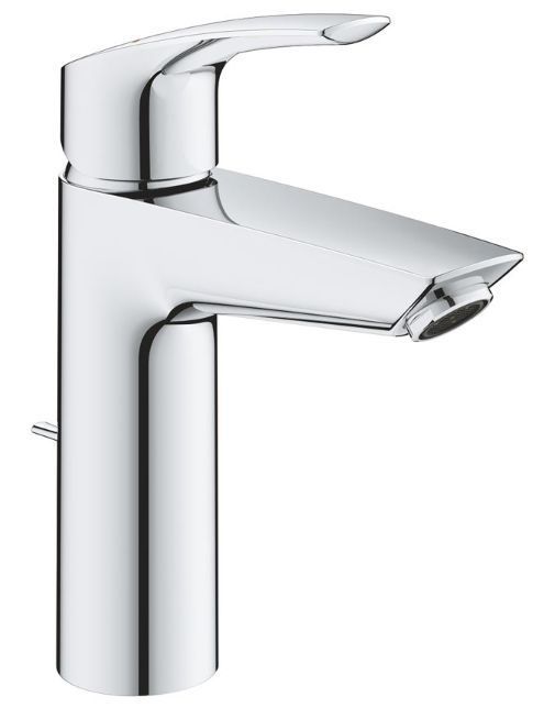 Змішувач для раковини Grohe Eurosmart New M-Size (колір-хром) 23322003 з донним клапаном 23322003 &mdash; фото в Esantehnika