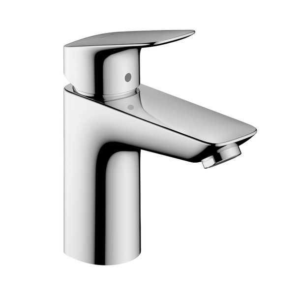 Змішувач для раковини Hansgrohe Logis 100 CoolStart 2Flow (колір - хром), з донним клапаном 71105000 71105000 &mdash; фото в Esantehnika