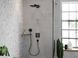 Лійка для душу Hansgrohe Raindance Select S 120 (колір - чорний матовий), 3 види струменя 26530670 26530670 &mdash; фото в Esantehnika