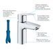 Смеситель для раковины S-размера Grohe QuickFix Start (цвет - хром) функция энергосбережения 23551002 23551002 &mdash; фото в Esantehnika