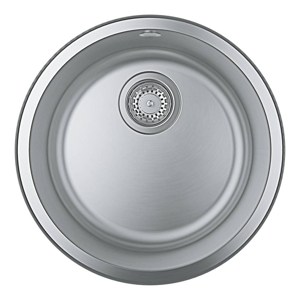 Мойка из нержавеющей стали, матовая &Oslash; 44 см Grohe 31720SD0 31720SD0 &mdash; фото в Esantehnika
