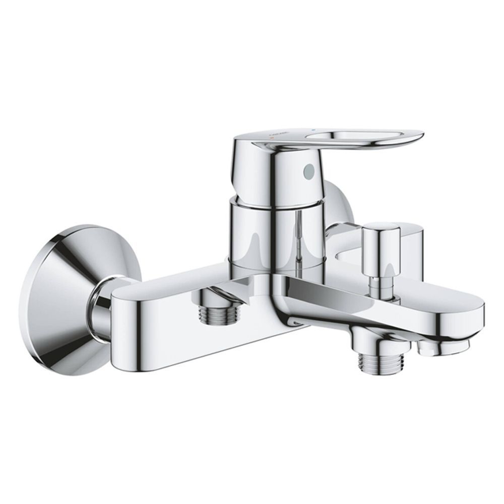 Змішувач для ванни GROHE BauLoop з душовою стійкою Vitalio Start, хром (23603000 + 26951001) 2360326951 &mdash; фото в Esantehnika