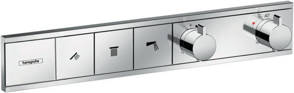 Термостат для прихованого монтажу на 3 функції Hansgrohe Rainfinity (колір - хром) 15381000 15381000 &mdash; фото в Esantehnika