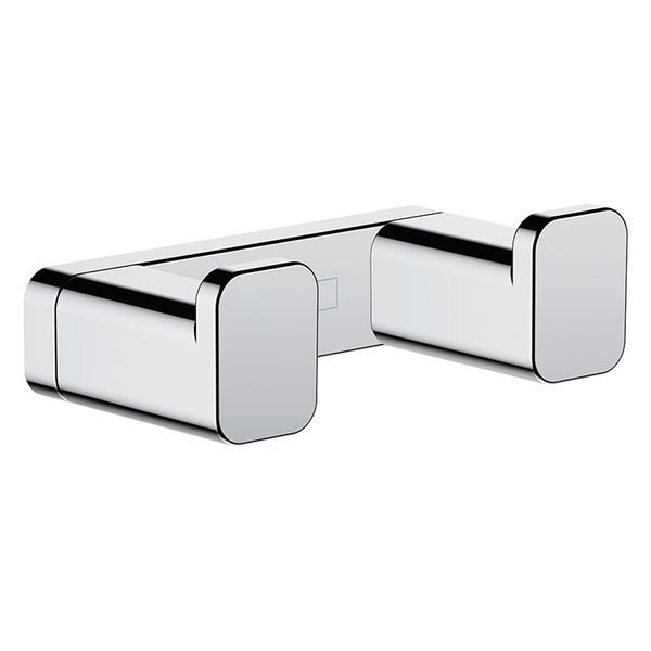Гачок подвійний Hansgrohe AddStoris 3,6 х1, 6x6, 6 см, Chrome (41755000) 41755000 &mdash; фото в Esantehnika