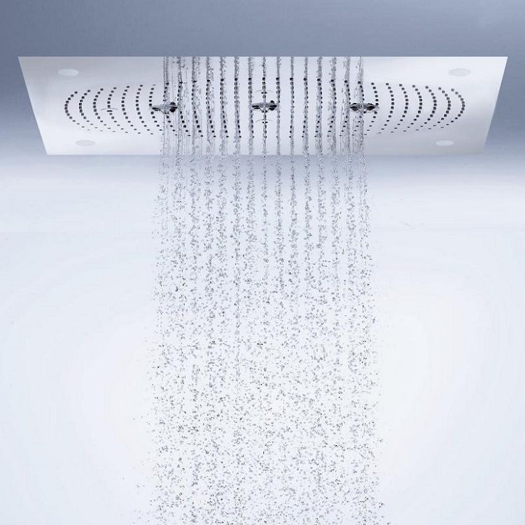 Верхний душ с подсветкой Hansgrohe Raindance Rainmaker 680х460 мм 28418000 28418000 &mdash; фото в Esantehnika