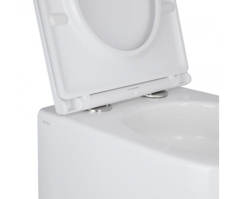 Унитаз подвесной Qtap Taurus безободковый с сиденьем Soft-close QT2433084EUQW QT2433084EUQW &mdash; фото в Esantehnika