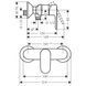 Смеситель для душа Hansgrohe Vernis Blend хром 71640000 71640000 &mdash; фото в Esantehnika