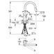 Змішувач для кухні Grohe Eurosmart Cosmopolitan 31481001 31481001 &mdash; фото в Esantehnika