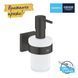 Дозатор жидкого мыла Grohe QuickFix Start Cube Black 410982430 410982430 &mdash; фото в Esantehnika