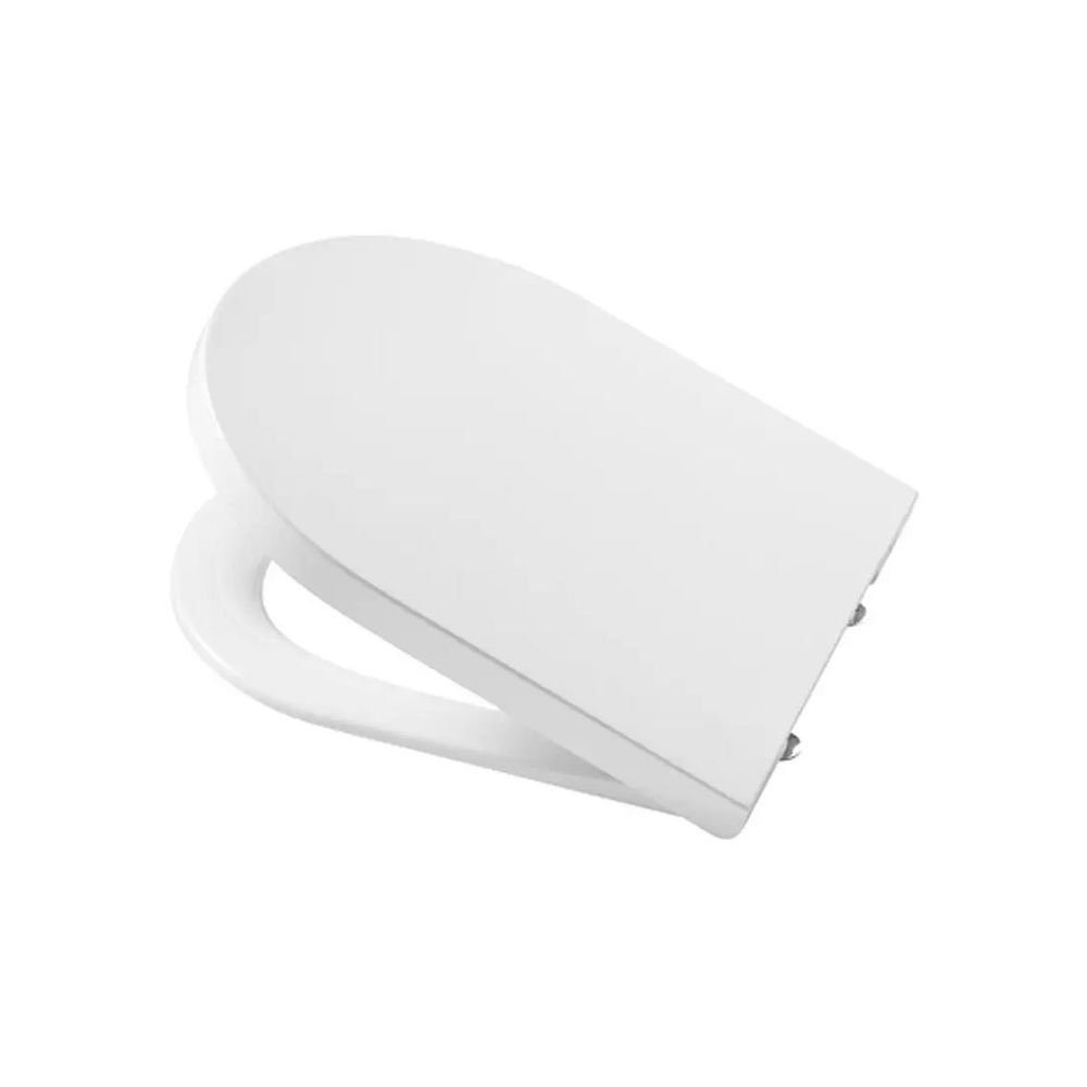 Унитаз подвесной Roca Inspira Square Rimless в комплекте с сиденьем A346527000+A80152200B A346527000+A80152200B &mdash; фото в Esantehnika