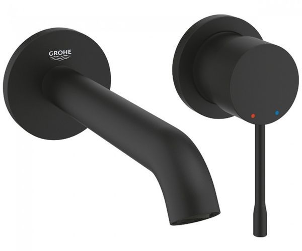 Смеситель для раковины Grohe Essence чёрный матовый (29192KF1) 29192KF1 &mdash; фото в Esantehnika