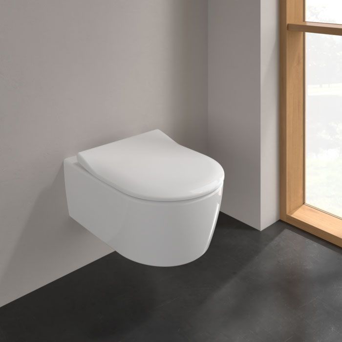 Унитаз подвесной Villeroy & Boch Avento с сиденьем Soft Close 5656RS01 5656RS01 &mdash; фото в Esantehnika