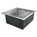 Кухонна мийка Kroner Handmade KRP Geburstet-5050HM (CV022800) CV022800 &mdash; фото в Esantehnika
