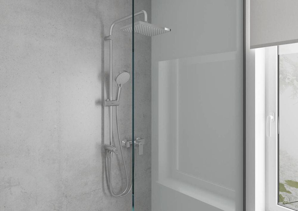 Душевая система без смесителя Hansgrohe Vernis Shape (цвет - хром) 26282000 26282000 &mdash; фото в Esantehnika