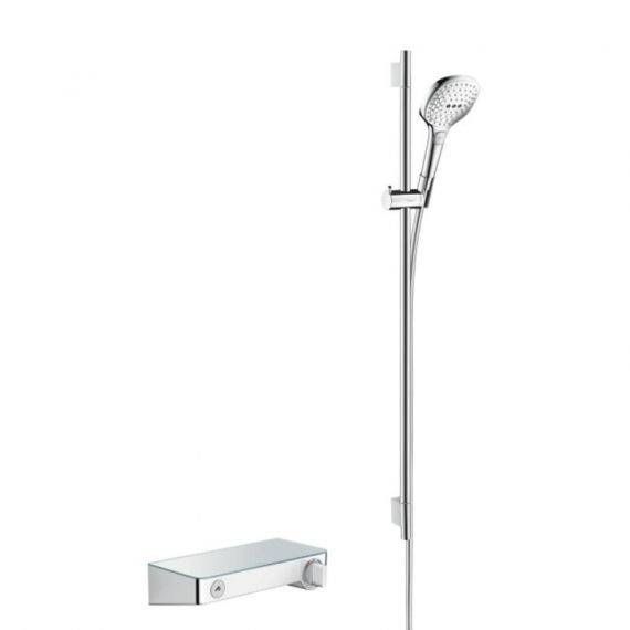 Душова система з термостатом Hansgrohe Shower Tablet Select хром 27027400 27027400 &mdash; фото в Esantehnika