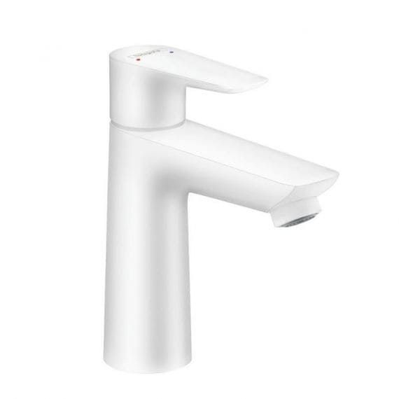 Змішувач для раковини Hansgrohe Talis E (колір - білий матовий), з донним клапаном 71710700 71710700 &mdash; фото в Esantehnika