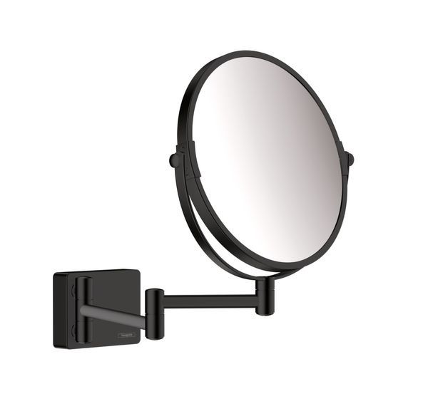 Дзеркало косметичне Hansgrohe AddStoris, чорний матовий 41791670 41791670 &mdash; фото в Esantehnika
