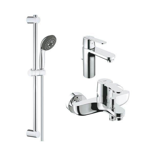 Комплект смесителей для ванной комнаты Grohe QuickFix Get (цвет - хром) UA202701MQ UA202701MQ &mdash; фото в Esantehnika