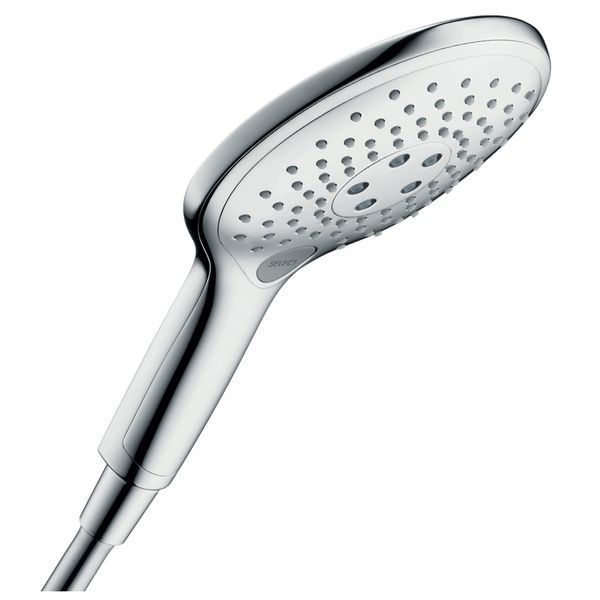 Лейка для душа Hansgrohe Raindance Select S 150 (цвет - хром), 3 вида струи 28587000 28587000 &mdash; фото в Esantehnika