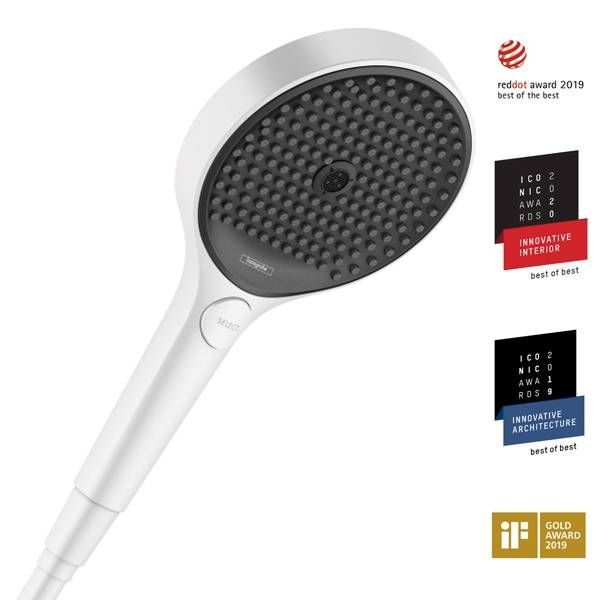 Ручной душ Hansgrohe Rainfinity 130 3jet 26864700 26864700 &mdash; фото в Esantehnika