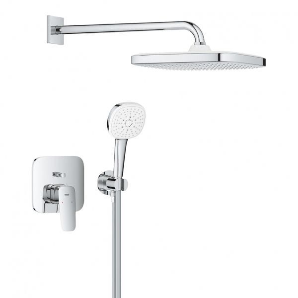 Душевая система скрытого монтажа Grohe Cubeo Tempesta 250 хром 1053360000 1053360000 &mdash; фото в Esantehnika