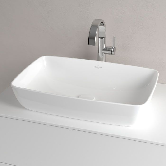 Раковина накладна на стільницю Villeroy & Boch Artis 58 х 38 х h15 см, white alpin 41725801 41725801 &mdash; фото в Esantehnika