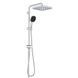 Набір GROHE QuickFix Flex Vitalio Comfort Cube зі змішувачем для ванни Dice, хром/чорний (UA203170101) UA203170101 &mdash; фото в Esantehnika