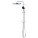 Набір GROHE QuickFix Flex Vitalio Comfort Cube зі змішувачем для ванни Dice, хром/чорний (UA203170101) UA203170101 &mdash; фото в Esantehnika
