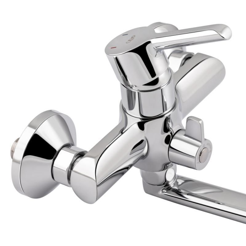 Смеситель для ванны Q-Tap Grand CRM 005 хром QTGRACRM005 QTGRACRM005 &mdash; фото в Esantehnika
