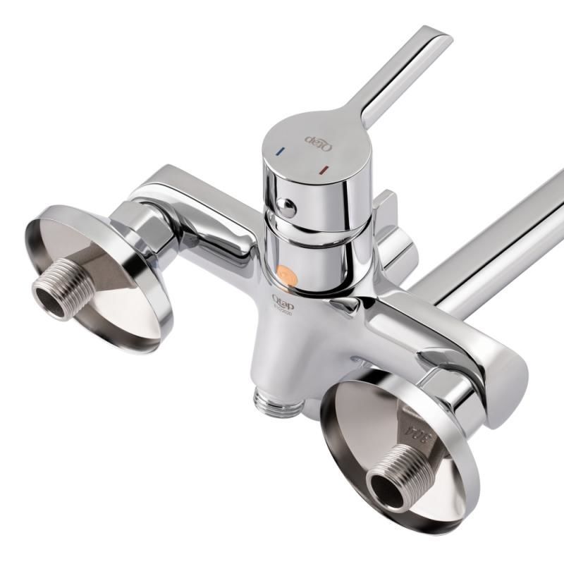 Смеситель для ванны Q-Tap Grand CRM 005 хром QTGRACRM005 QTGRACRM005 &mdash; фото в Esantehnika