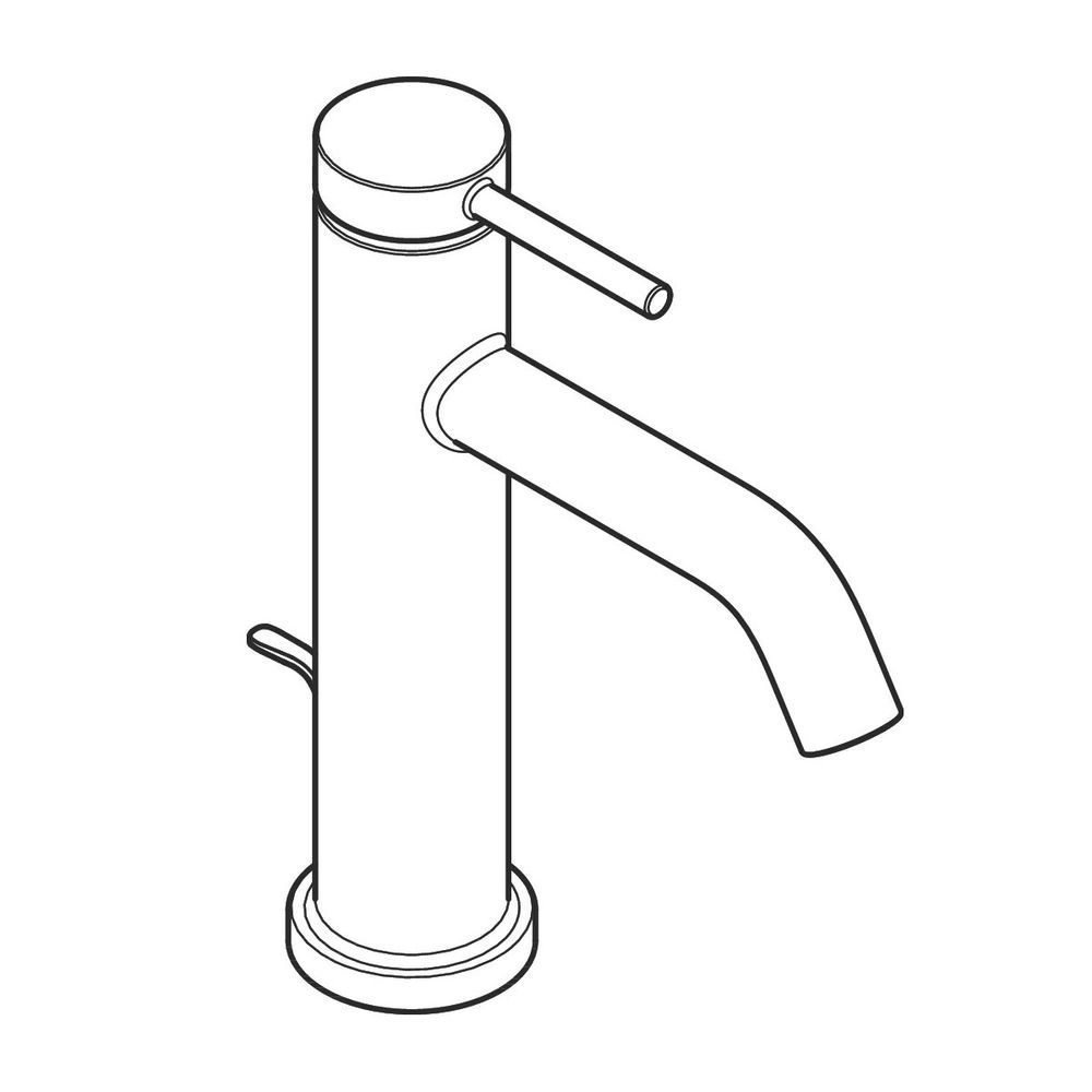 Змішувач для раковини 110 Hansgrohe Tecturis S (колір - хром), з донним клапаном 73310000 73310000 &mdash; фото в Esantehnika