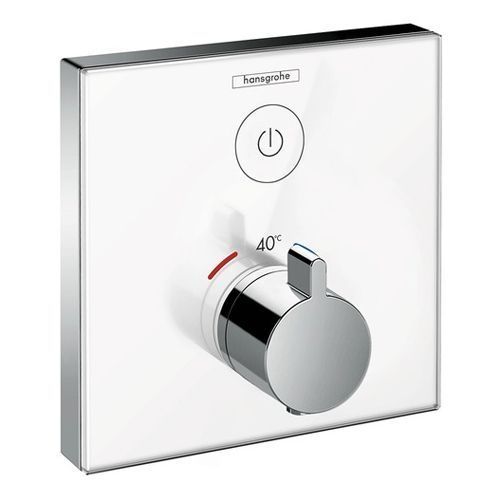 Термостат для душу Hansgrohe ShowerSelect (колір - хром/білий) 15737400 15737400 &mdash; фото в Esantehnika