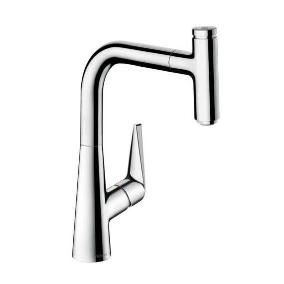 Змішувач для кухні з висувною лійкою Hansgrohe Talis Select S 72822000 72822000 &mdash; фото в Esantehnika