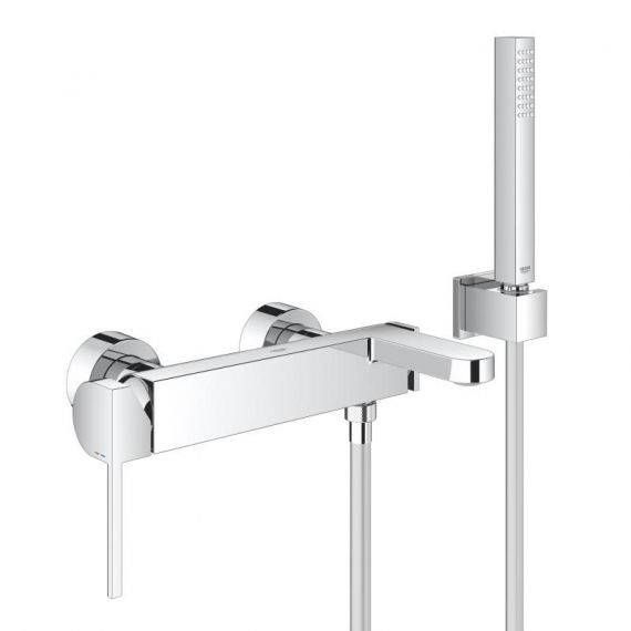 Змішувач для ванни Grohe Plus із душовим гарнітуром 33547003 33547003 &mdash; фото в Esantehnika