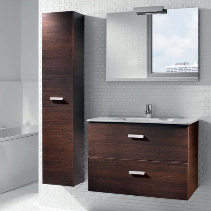 Тумба з умивальником 60 см Roca Victoria Basic, кедр A855854423 A855854423 &mdash; фото в Esantehnika