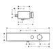 Термостат для душа Hansgrohe Pulsify ShowerTablet Select (цвет - шлифованная бронза) 24360140 24360140 &mdash; фото в Esantehnika
