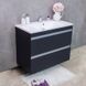 Тумба с умывальником Fancy Marble (Буль-Буль) Borneo 900 borneo-900-gr &mdash; фото в Esantehnika