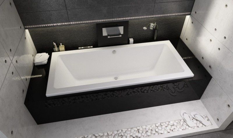 Ванна акриловая с ножками 170 x 75 см Riho Lusso BA1800500000000 B007001005 &mdash; фото в Esantehnika