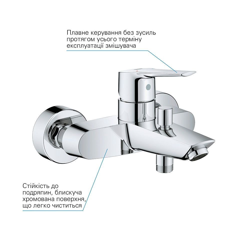 Комплект смесителей для ванной комнаты Grohe QuickFix Start ColdStart (UA202301ME) UA202301ME &mdash; фото в Esantehnika