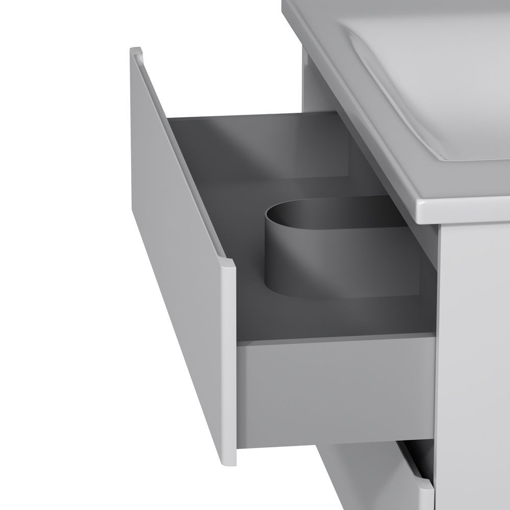Комплект меблів тумба з умивальником AM.PM X-Joy 100 х 45 х h60 см, білий глянець M85-FHX1002-WC1002WG38 M85-FHX1002-WC1002WG38 &mdash; фото в Esantehnika